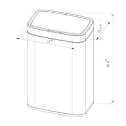 Motion Wastebasket With Liner - Brightroom™ 6 Motion Wastebasket With Liner - Brightroom™ -Brightroom Sales GUEST 0e7e13e3 1c51 4968 9797 f05398706d76