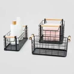 Wire Natural Wood Handles Milk Crate - Brightroom™ 5 Wire Natural Wood Handles Milk Crate - Brightroom™ -Brightroom Sales GUEST 4a155be8 99e8 4d0e bd95 eeeb004429f9