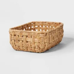 Rectangular Twisted Open Checkered Weave Basket - Brightroom™ -Brightroom Sales GUEST 514258d4 7e89 434a bb0b bbdf991578bf