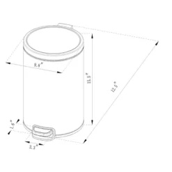12L Round Step Trash Can - Brightroom™ 8 12L Round Step Trash Can - Brightroom™ -Brightroom Sales GUEST 5b62ec6c 4d4c 4efb b3e1 878799ee627d