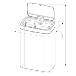 Motion Wastebasket With Liner - Brightroom™ 7 Motion Wastebasket With Liner - Brightroom™ -Brightroom Sales GUEST 7f75f16e 95a3 4cab a642 97207e054cc7