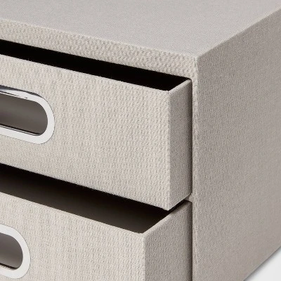 Canvas Desk Drawer Organizer - Brightroom™ 2 Canvas Desk Drawer Organizer - Brightroom™ - Image 2