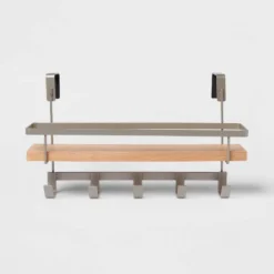 Shelf Rack With 5 Hooks - Brightroom™ -Brightroom Sales GUEST 853bdf41 ebc4 4517 bfd7 fb3b0039943d