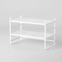 2 Tier Shoe Rack Metal Mesh - Brightroom™ -Brightroom Sales GUEST 97469fbe 60a1 4d79 b7f6 0432247cf2d3
