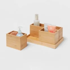 11.25" X 7" X 4.5" Modular Bamboo Vanity Organizer With Magnetic Strip - Brightroom™ 5 11.25" X 7" X 4.5" Modular Bamboo Vanity Organizer With Magnetic Strip - Brightroom™ -Brightroom Sales GUEST 98293bdb 3a57 4e34 9cc7 1a9571db3738