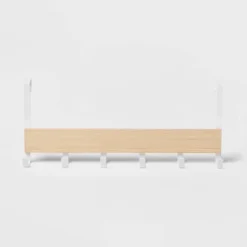 Large Over The Door Hook With Wood 6 Hooks - Brightroom™ 9 Large Over The Door Hook With Wood 6 Hooks - Brightroom™ -Brightroom Sales GUEST 99ff13ee f6df 4e2f 94c3 9735feeec267