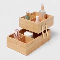 10" X 6" X 5" Hinged Bamboo Countertop Organizer - Brightroom™ -Brightroom Sales GUEST 9a00d1bf af05 4d94 820a 9a23cfe2b211