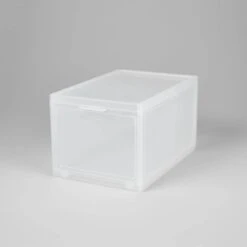 Small Stackable Bins Front Opening Clear Plastic - Brightroom™ -Brightroom Sales GUEST d14984ec d883 4043 91a2 cad190d9ba3c
