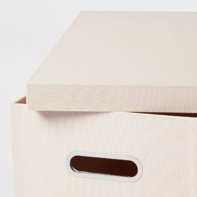 Canvas Hanging File Organizer With Lid - Brightroom™ 2 Canvas Hanging File Organizer With Lid - Brightroom™ - Image 2