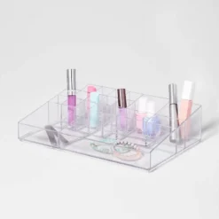 Bathroom Plastic Extra Large Cosmetic Organizer Clear - Brightroom™ -Brightroom Sales GUEST f40ed7a3 5f93 4459 afee 9d433a0216cd